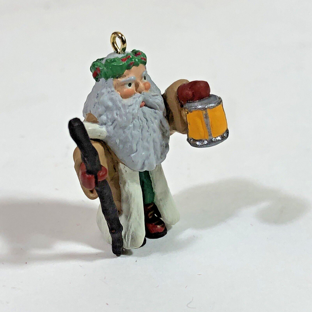 Vintage Hallmark Keepsake Ornament - Centuries of Santa 1996 Miniature in Box - Picture 5 of 13